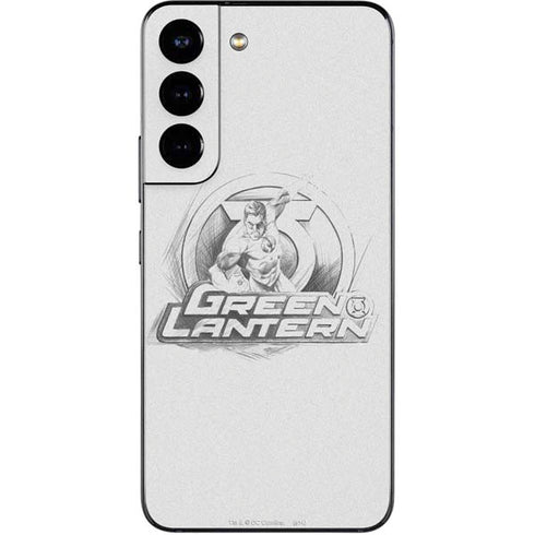 DC Comics Green Lantern Sketch Art Action Pose Galaxy S22 Skin